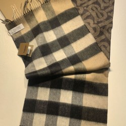 Replica Scialle in lana cashmere double face Burberry 30 x 180