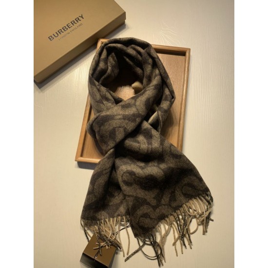 Replica Scialle in lana cashmere double face Burberry 30 x 180