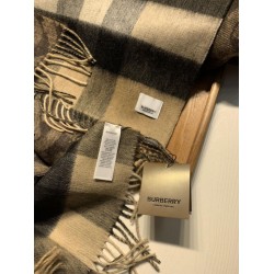 Replica Scialle in lana cashmere double face Burberry 30 x 180