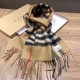 Replica Burberry Scialle in lana cashmere con motivo tartan a doppia faccia con logo 30 x 180 marrone Replica Burberry Scialle in lana cashmere con motivo tartan a doppia faccia con logo 30 x 180 marrone