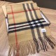 Replica Burberry Scialle in lana cashmere con motivo tartan a doppia faccia con logo 30 x 180 marrone Replica Burberry Scialle in lana cashmere con motivo tartan a doppia faccia con logo 30 x 180 marrone