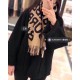 Replica Burberry Scialle in lana cashmere con motivo tartan a doppia faccia con logo 30 x 180 marrone Replica Burberry Scialle in lana cashmere con motivo tartan a doppia faccia con logo 30 x 180 marrone