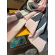 Replica Burberry scialle classico in cashmere con motivo check grande 60 x 180 rosa