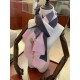 Replica Burberry scialle classico in cashmere con motivo check grande 60 x 180 rosa