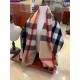 Replica Burberry classico grande scialle in cashmere a quadri 60 x 180 marrone