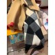 Replica Burberry classico grande scialle in cashmere a quadri 60 x 180 marrone