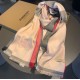 Replica Scialle Burberry in cashmere con motivo a rombi classico check 70 x 200