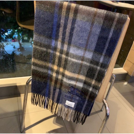 Replica Scialle Burberry misto cashmere e lana 32 x 200