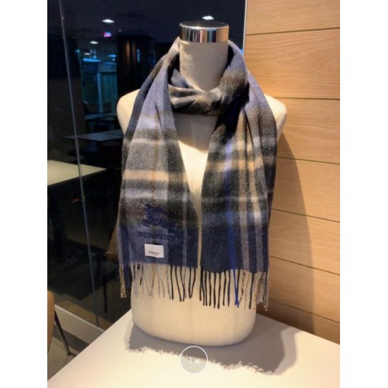 Replica Scialle Burberry misto cashmere e lana 32 x 200