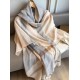 Replica Sciarpa Burberry classica in cashmere con motivo check e ricamo cavallo 100 x 200