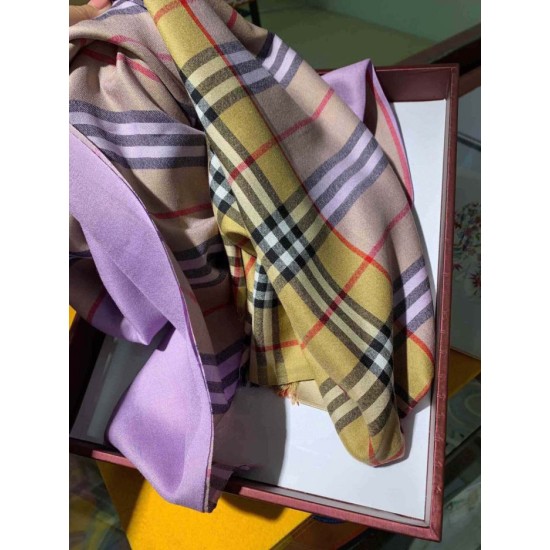 Replica Scialle Burberry Cashmere Seta Vintage Check 70 x 220