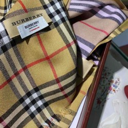 Replica Scialle Burberry Cashmere Seta Vintage Check 70 x 220