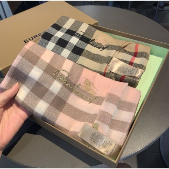 Replica Burberry Scialle Cashmere Classic check 70 x 220