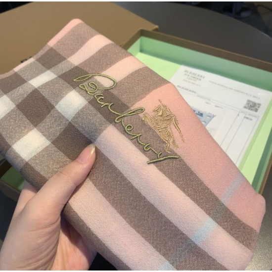 Replica Burberry Scialle Cashmere Classic check 70 x 220