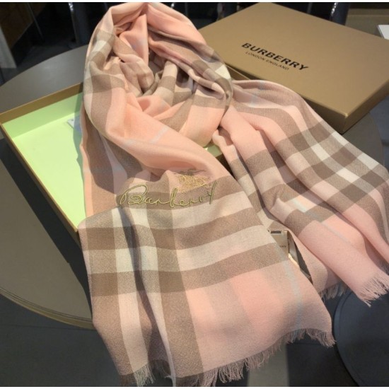 Replica Burberry Scialle Cashmere Classic check 70 x 220