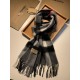 Replica Burberry scialle classico in cashmere con motivo check medio 40 x 180
