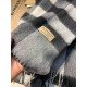 Replica Burberry scialle classico in cashmere con motivo check medio 40 x 180