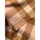 Replica Burberry scialle classico in cashmere con motivo check medio 40 x 180