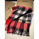 Replica Burberry scialle classico in cashmere con motivo check medio 40 x 180
