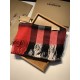 Replica Burberry scialle classico in cashmere con motivo check medio 40 x 180