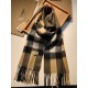 Replica Burberry scialle classico in cashmere con motivo check medio 40 x 180