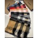 Replica Burberry scialle classico in cashmere con motivo check medio 40 x 180