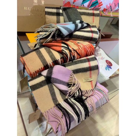 Replica Scialle Burberry Cashmere Classic check 30 x 250