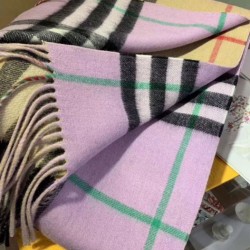 Replica Burberry Scialle in cashmere con motivo check classico 30 x 250