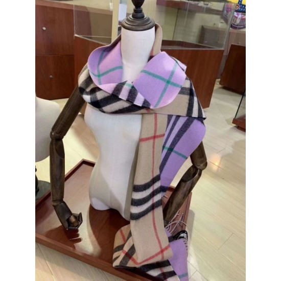 Replica Burberry Scialle in cashmere con motivo check classico 30 x 250