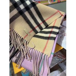 Replica Burberry Scialle in cashmere con motivo check classico 30 x 250