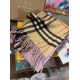 Replica Burberry Scialle in cashmere con motivo check classico 30 x 250