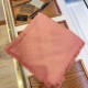 Replica Wool GG jacquard Sciarpa quadrata double face Rosa