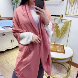 Replica Wool GG jacquard Sciarpa quadrata double face Rosa
