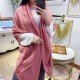 Replica Wool GG jacquard Sciarpa quadrata double face Rosa