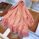Replica Wool GG jacquard Sciarpa quadrata double face Rosa