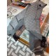 Replica Sciarpa da uomo classica in cashmere double face Grigio