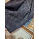 Replica Sciarpa classica da uomo in cashmere double face Blu scuro Replica Sciarpa classica da uomo in cashmere double face Blu scuro