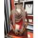 Replica Sciarpa Double G in cashmere con motivo mela intrecciata
