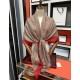 Replica Sciarpa Double G in cashmere con motivo mela intrecciata