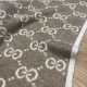 Replica Sciarpa Classic Wool GG jacquard Caffè