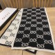 Replica Sciarpa Classic Wool GG jacquard Blu