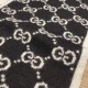 Replica Sciarpa Classic Wool GG jacquard Blu