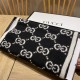 Replica Sciarpa Classic Wool GG jacquard Blu