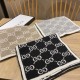 Replica Sciarpa Classic Wool GG jacquard Blu