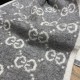 Replica Sciarpa Classic Wool GG jacquard Grigia