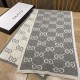 Replica Sciarpa Classic Wool GG jacquard Grigia