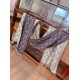 Replica Scialle in lurex intarsiato con elementi classici in edizione limitata Marrone