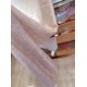 Replica Scialle in lurex intarsiato con elementi classici in edizione limitata Rosa