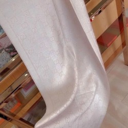 Replica Scialle in lurex intarsiato con elementi classici in edizione limitata Rosa