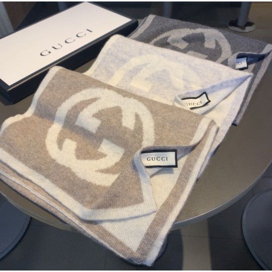Replica Sciarpa Classic Cashmere Grigio Scuro